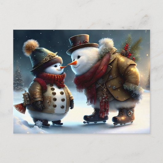 Vrolijk kerstfeest briefkaart (Voorkant)