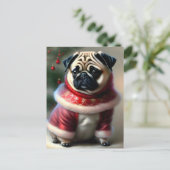 Vrolijk kerstfeest briefkaart (Staand voorkant)