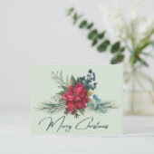 Vrolijk kerstfeest briefkaart (Staand voorkant)