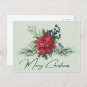 Vrolijk kerstfeest briefkaart (Voorkant / Achterkant)