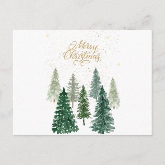 Vrolijk kerstfeest briefkaart (Voorkant)