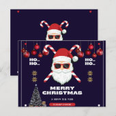 Vrolijk kerstfeest Briefkaart - een perfecte vakan (Voorkant / Achterkant)