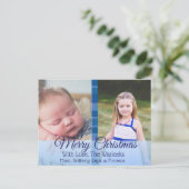 Vrolijk kerstfeest Briefkaart met kerstfeest (Staand voorkant)