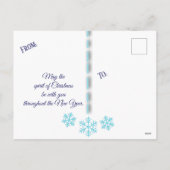 Vrolijk kerstfeest Briefkaart met kerstfeest (Achterkant)