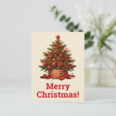 Vrolijk kerstfeest briefkaarten (Staand voorkant)