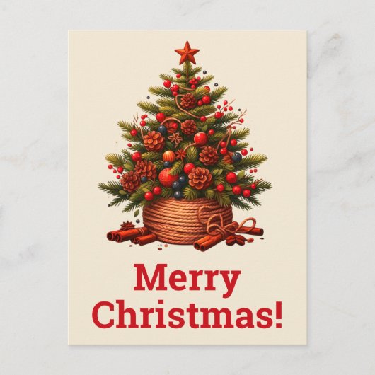 Vrolijk kerstfeest briefkaarten (Voorkant)