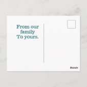 Vrolijk kerstfeest briefkaarten (Achterkant)