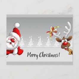 Vrolijk kerstfeest briefkaarten