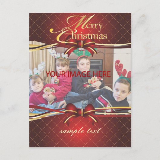 Vrolijk kerstfeest, briefkaarten (Voorkant)