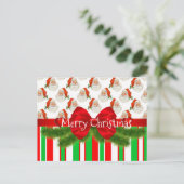 Vrolijk kerstfeest Briefkaarten Noordpool (Staand voorkant)