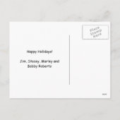 Vrolijk kerstfeest briefkaarten | Persoonlijke gro (Achterkant)