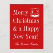 Vrolijk kerstfeest briefkaarten | Persoonlijke gro (Voorkant)