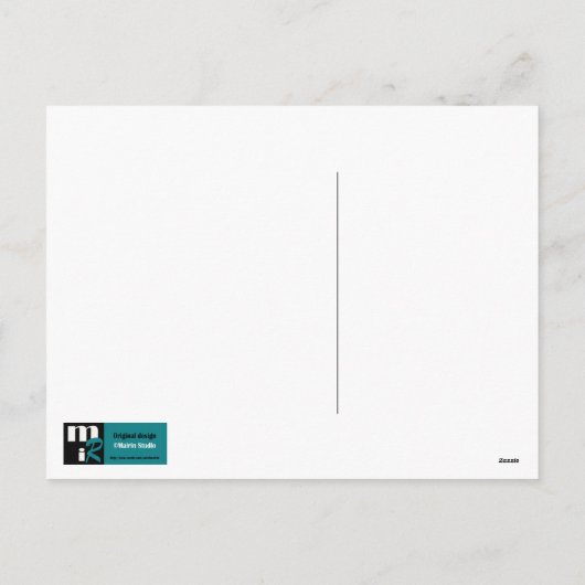 Vrolijk kerstfeest. Briefkaarten van de Nativiteit (Achterkant)