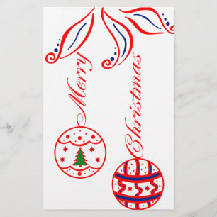 Vrolijk kerstfeest briefpapier