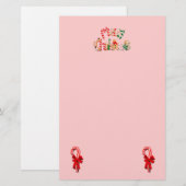 Vrolijk kerstfeest briefpapier (Voorkant / Achterkant)