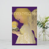 Vrolijk kerstfeest briefpapier (Staand voorkant)