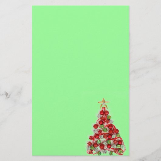 Vrolijk kerstfeest briefpapier (Voorkant)