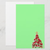 Vrolijk kerstfeest briefpapier (Voorkant / Achterkant)