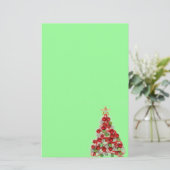 Vrolijk kerstfeest briefpapier (Staand voorkant)
