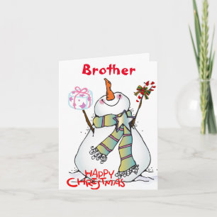 VROLIJK KERSTFEEST **** BROEDER **** FEESTDAGEN KAART