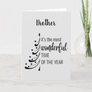 VROLIJK KERSTFEEST **BROER** FEESTDAGEN KAART