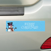 Vrolijk kerstfeest bumpersticker (Op auto)