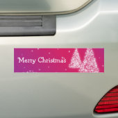 Vrolijk kerstfeest Bumpersticker (Op auto)