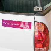Vrolijk kerstfeest Bumpersticker (Op Truck)