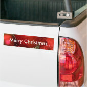 Vrolijk kerstfeest bumpersticker (Op Truck)