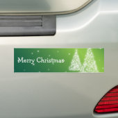 Vrolijk kerstfeest bumpersticker (Op auto)