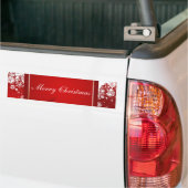 Vrolijk kerstfeest bumpersticker (Op Truck)