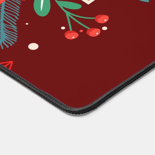 Vrolijk kerstfeest bureaumat (Hoek)