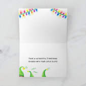 "Vrolijk kerstfeest" Busy Elves Art Waterverf Kaar Kaart (Binnen)