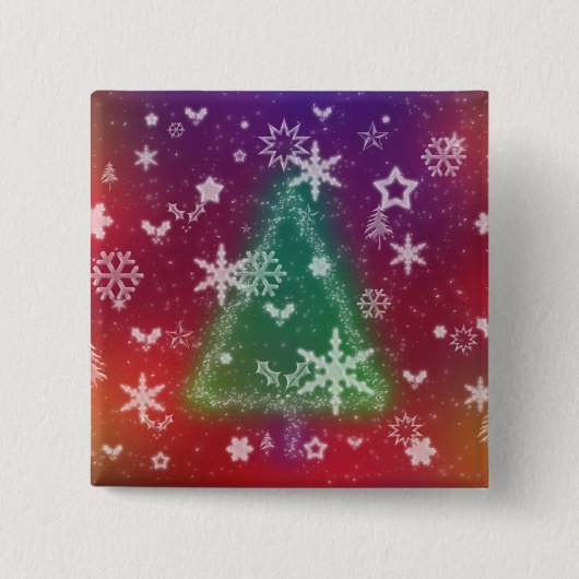 Vrolijk kerstfeest Button (Voorkant)