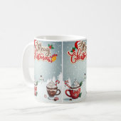 Vrolijk Kerstfeest Cacao Delights Koffiemok (Voorkant links)