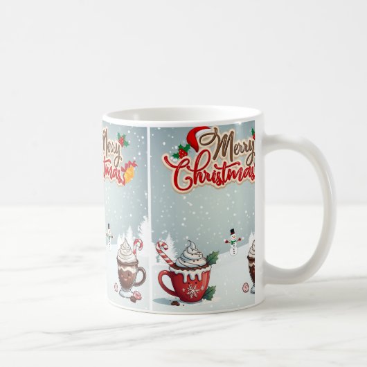 Vrolijk Kerstfeest Cacao Delights Koffiemok (Rechts)