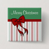 Vrolijk kerstfeest Cadeau Button (Voorkant)