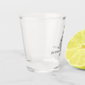 Vrolijk kerstfeest cadeau shot glas (Links)