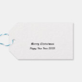 Vrolijk kerstfeest! cadeaulabel (Achterkant Horizontaal)