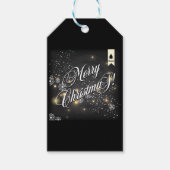 Vrolijk kerstfeest cadeaulabel (Voorkant)
