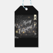 Vrolijk kerstfeest cadeaulabel (Achterkant)