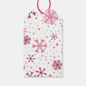 Vrolijk kerstfeest! cadeaulabel (Achterkant)