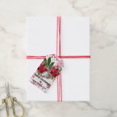 Vrolijk kerstfeest! cadeaulabel (Met Touw)