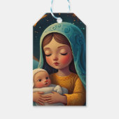 Vrolijk kerstfeest cadeaulabel (Voorkant)