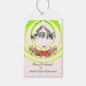 Vrolijk kerstfeest! cadeaulabel (Voorkant)