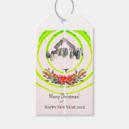 Vrolijk kerstfeest! cadeaulabel