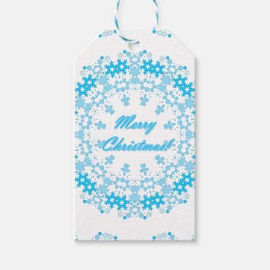 vrolijk kerstfeest cadeaulabel (Voorkant)