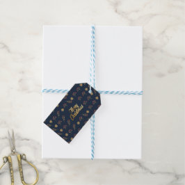 Vrolijk kerstfeest cadeaulabel