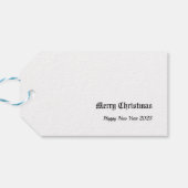 Vrolijk kerstfeest! cadeaulabel (Achterkant Horizontaal)