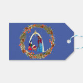 Vrolijk kerstfeest! cadeaulabel (Voorkant (Horizontaal))